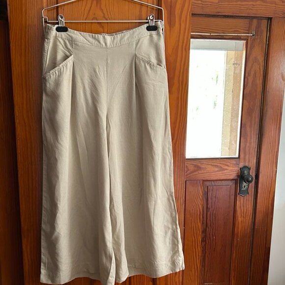 Wide leg lyocel culottes - b.young size 12 - Picture 3 of 8